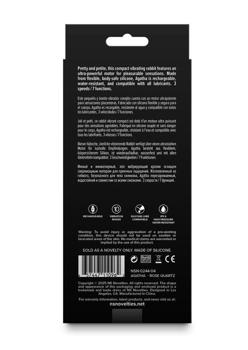 Gold-N-Dreams Agatha Rechargeable Silicone Rabbit Vibrator