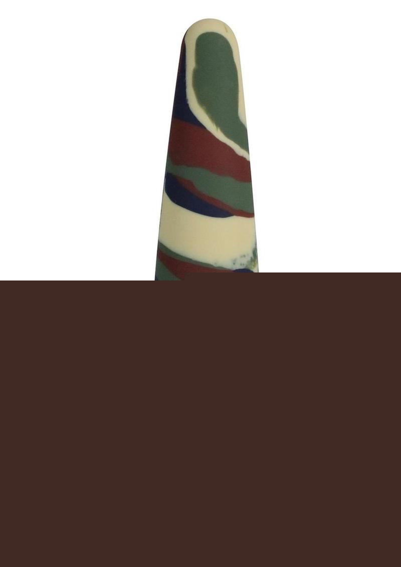 A-Play Groovy Silicone Anal Plug - Green - 4in