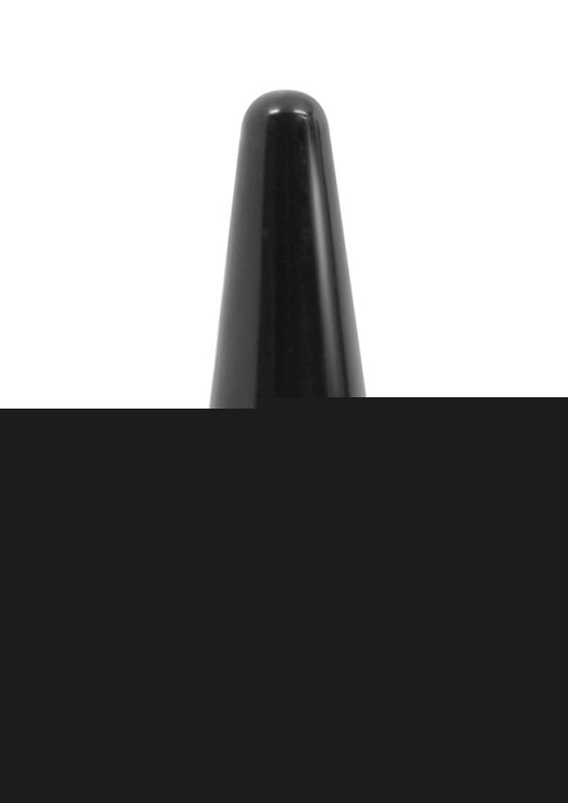 Anal Adventures Basic Anal Plug - Black - Small