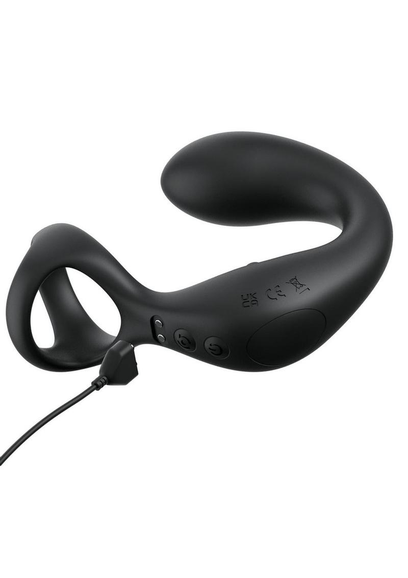 Anal Fantasy Elite Ass-Gasm Taint-Alizer Rechargeable Silicone Prostate Stimulator