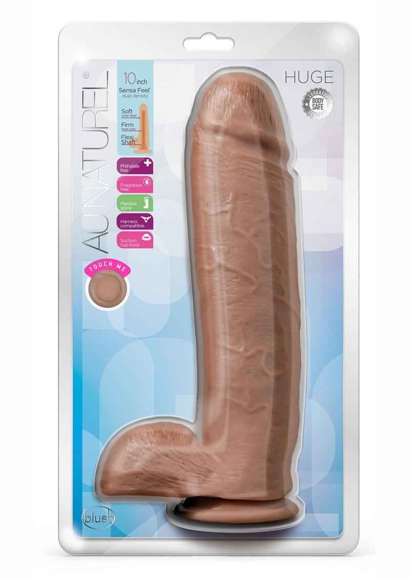 Au Naturel Huge Sensa Feel Dildo with Suction Cup