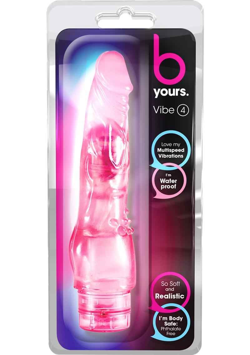 B Yours Vibe 4 Vibrating Dildo