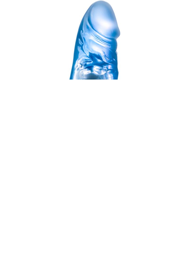 B Yours Vibe 7 Vibrating Dildo - Blue - 8.5in