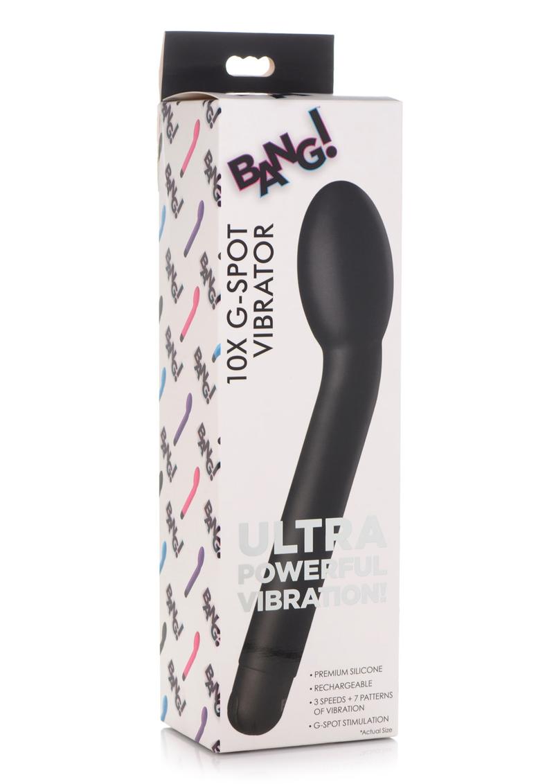 Bang! 10x Rechargeable Silicone G-Spot Vibrator - True Pleasures