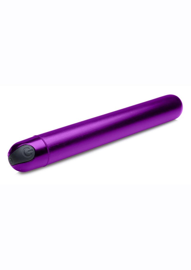 Bang! 10x Slim Metallic Rechargeable Bullet - True Pleasures