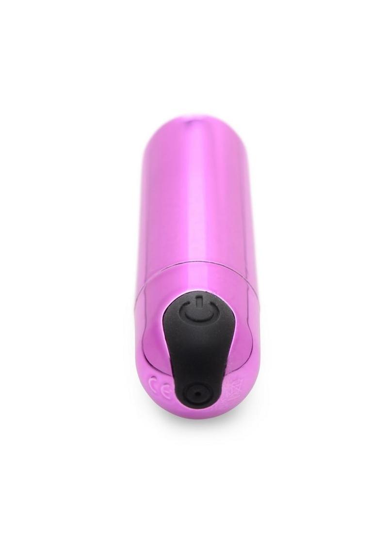 Bang! 10x Vibrating Metallic Rechargeable Bullet Vibrator - True Pleasures