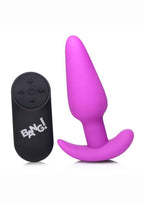 Bang! 21x Vibrating Silicone Rechargeable Butt Plug with Remote Control