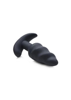 Bang! 21x Vibrating Silicone Rechargeable Swirl Butt Plug with Remote Control - True Pleasures