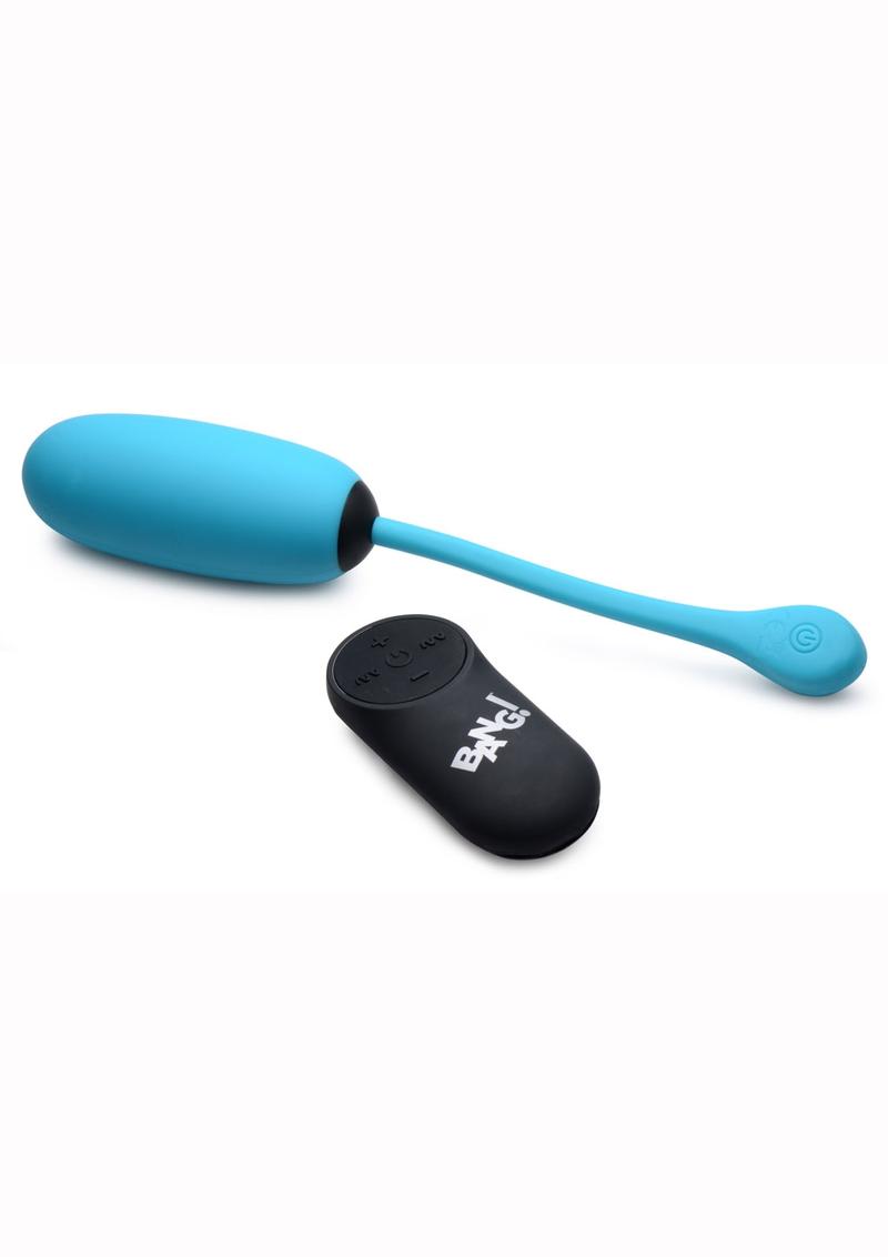 Bang! 28x Plush Silicone Rechargeable Egg with Remote Control - True Pleasures