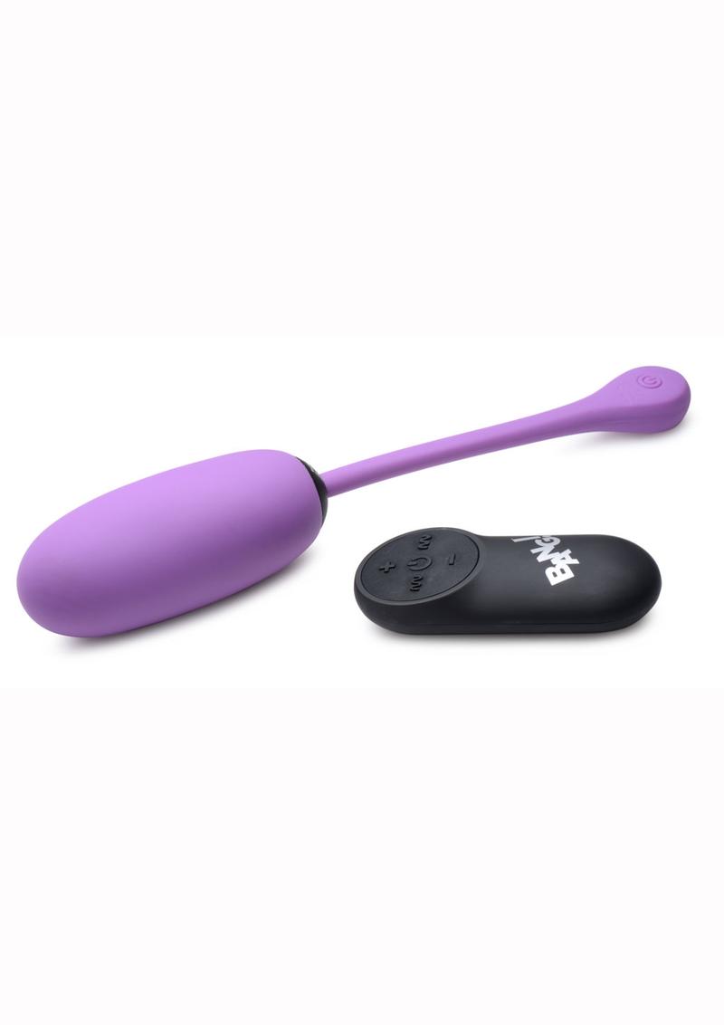 Bang! 28x Plush Silicone Rechargeable Egg with Remote Control - True Pleasures