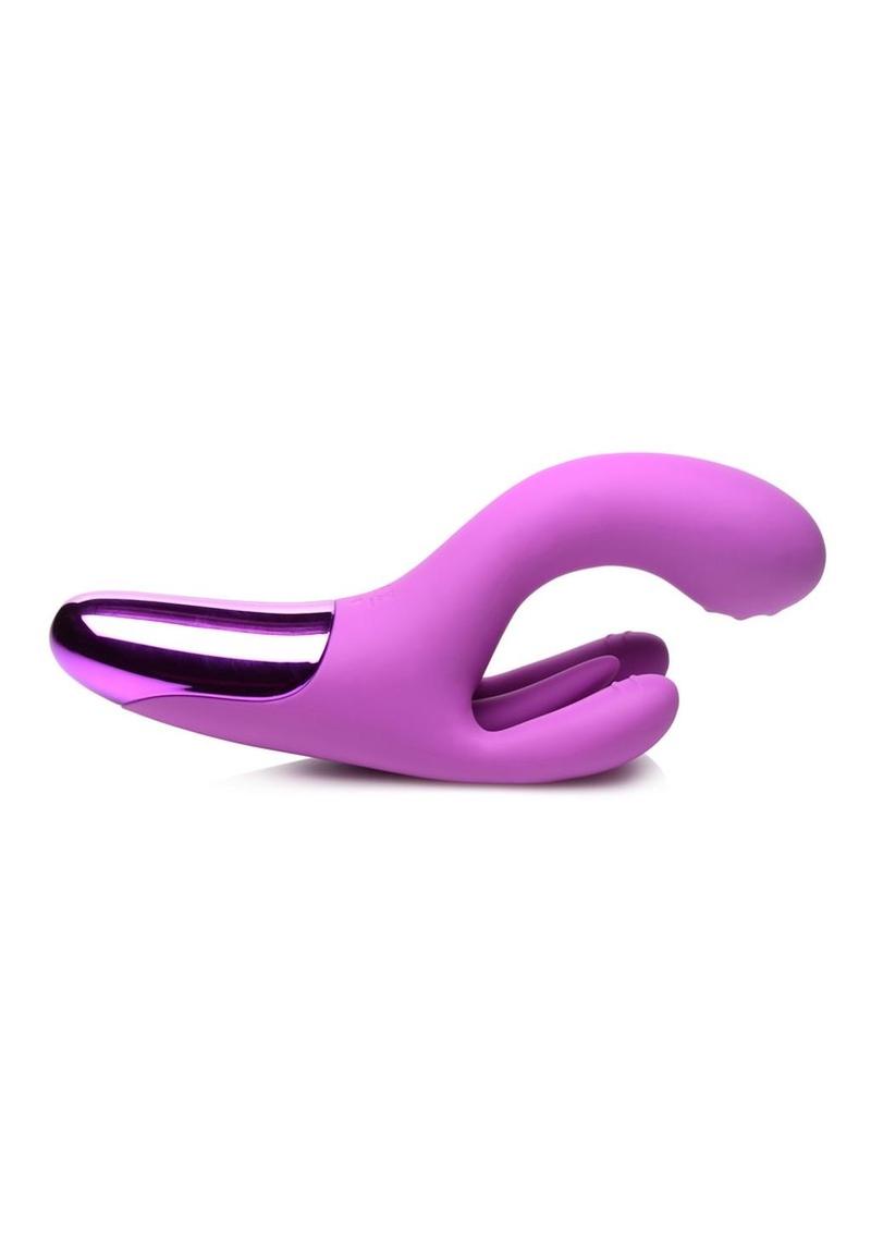 Bang! Triple Rabbit Silicone Vibrator - True Pleasures