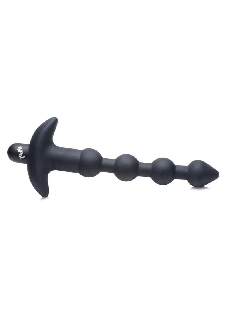Bang! Vibrating Silicone Rechargeable Anal Beads with Remote Control - True Pleasures