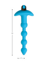 Bang! Vibrating Silicone Rechargeable Anal Beads with Remote Control - True Pleasures