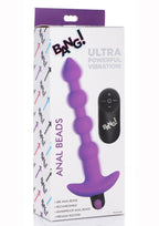 Bang! Vibrating Silicone Rechargeable Anal Beads with Remote Control - True Pleasures