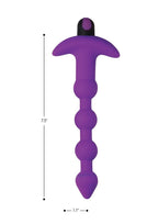 Bang! Vibrating Silicone Rechargeable Anal Beads with Remote Control - True Pleasures