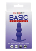 Basic Essentials Rechargeable Beaded Probe - Purple