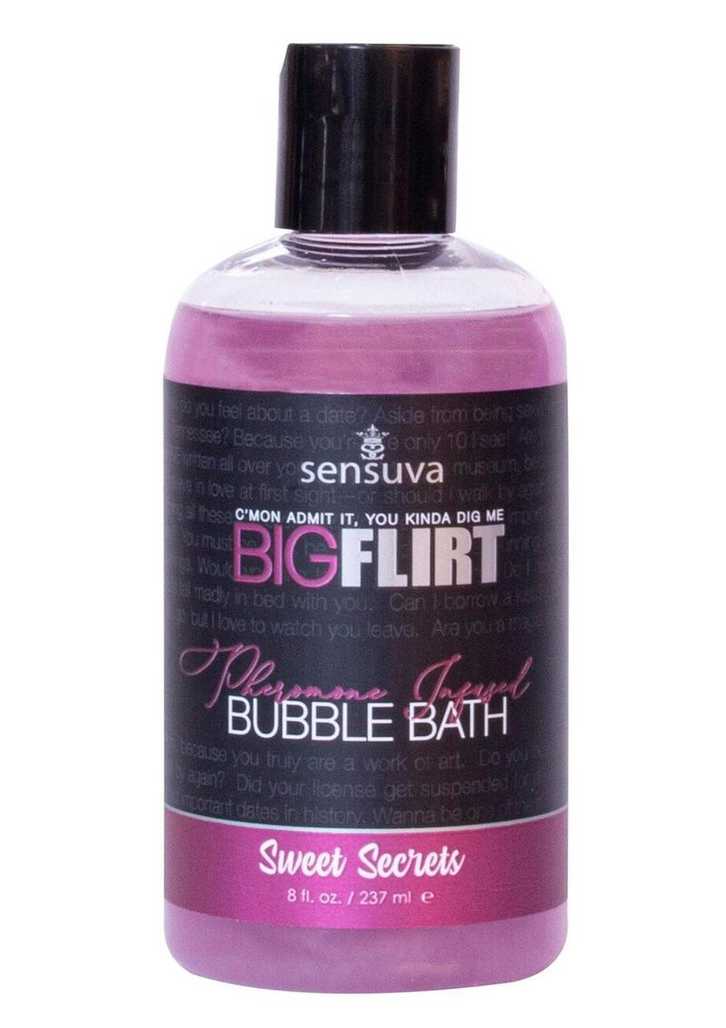 Big Flirt Pheromone Bubble Bath 8oz - Sweet Secrets - True Pleasures