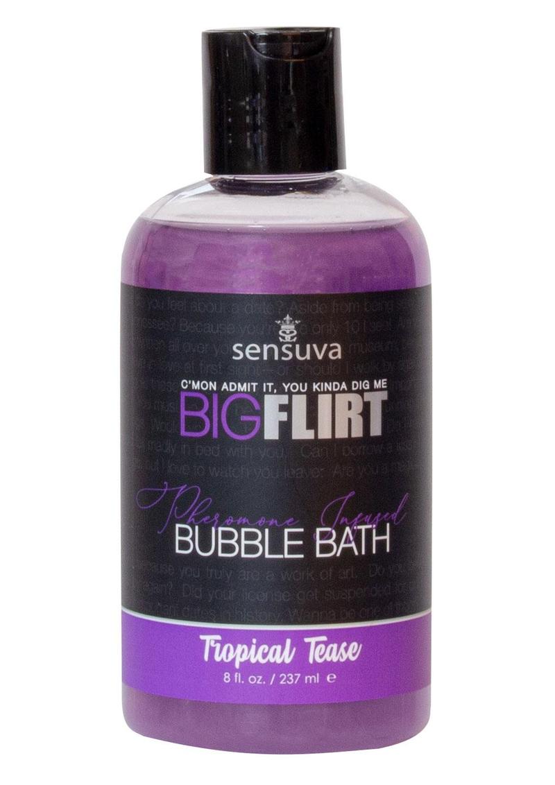 Big Flirt Pheromone Bubble Bath 8oz - Tropical Tease - True Pleasures