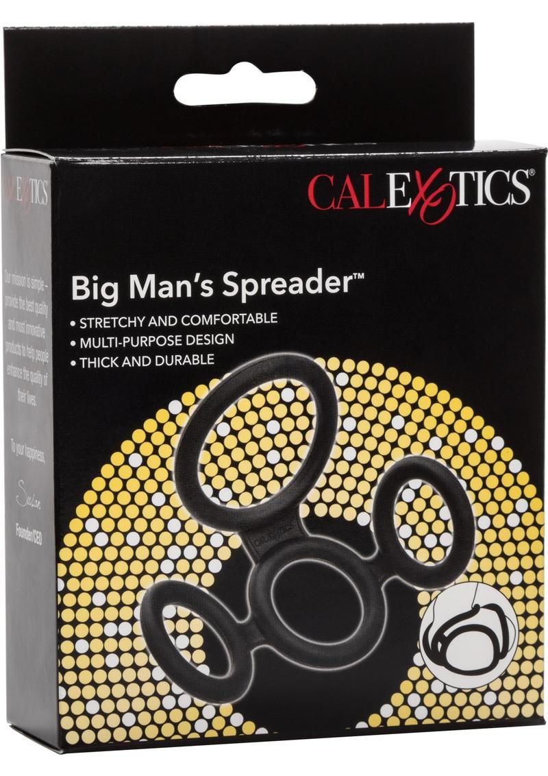 Big Man's Spreader Silicone Cock Ring - True Pleasures