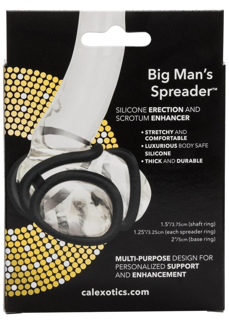 Big Man's Spreader Silicone Cock Ring - True Pleasures
