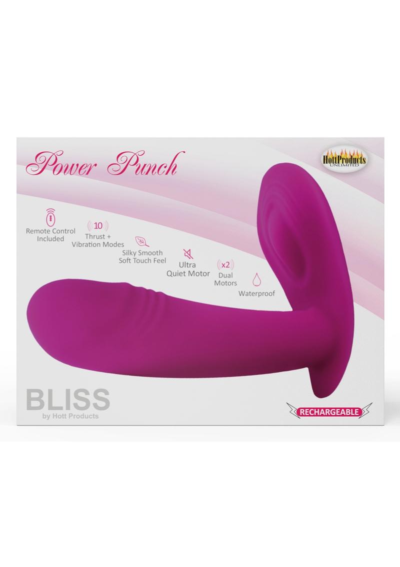 Bliss Power Punch USB Magnetic Rechargeable Silicone Dual Vibe Vibrator Waterproof - True Pleasures