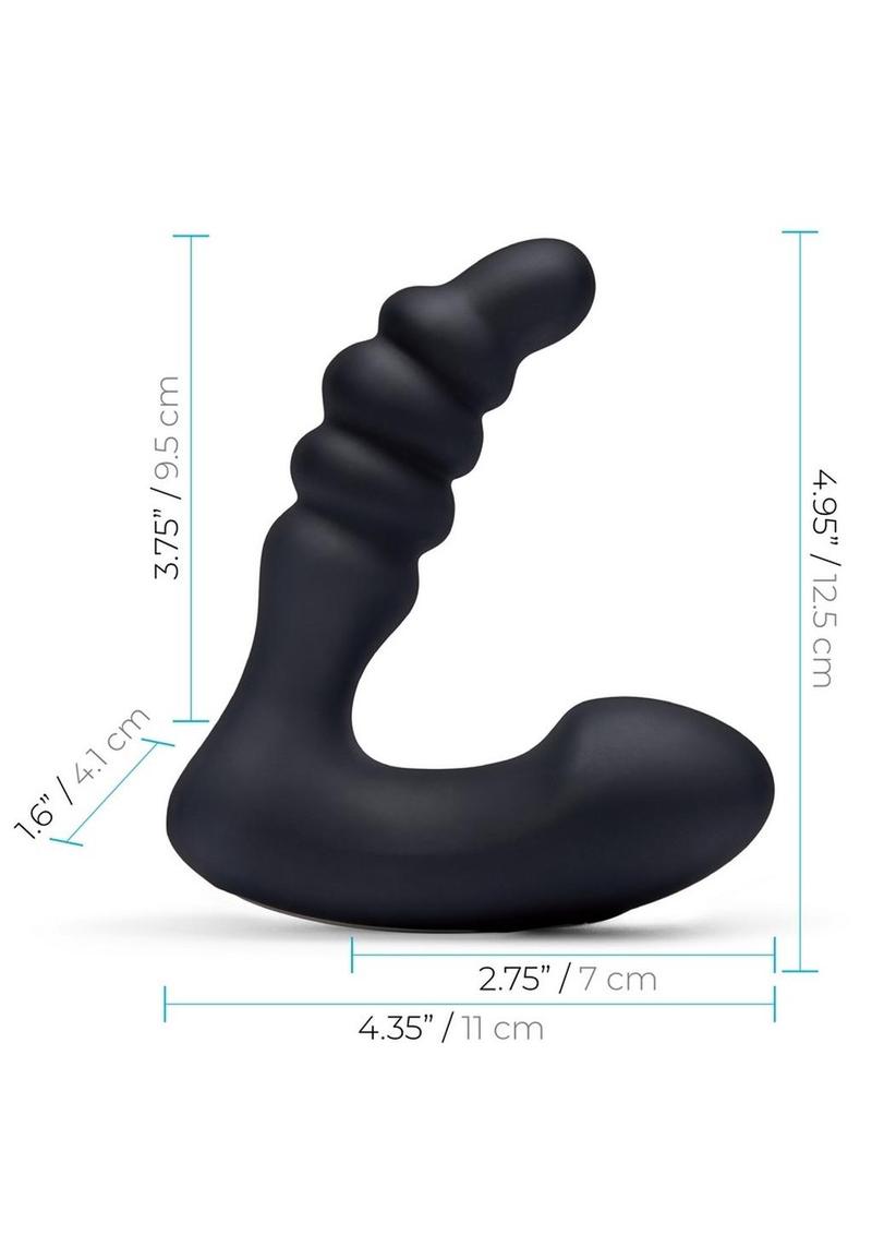 Blue Line Prodder Silicone Rechargeable Sphincter Training Remote Controlled Prostate Stimulator - True Pleasures