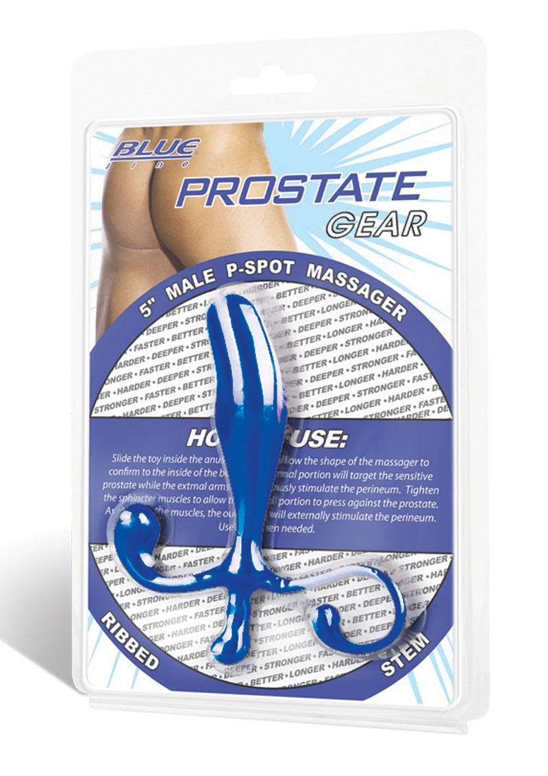Blue Line Prostate Gear Male P-Spot Massager - True Pleasures
