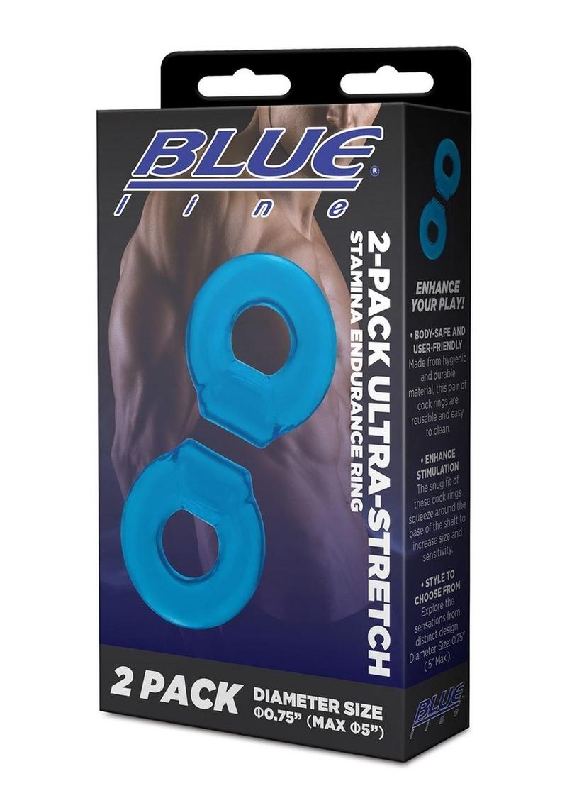 Blue Line Ultra-Stretch Stamina Endurance Ring - True Pleasures
