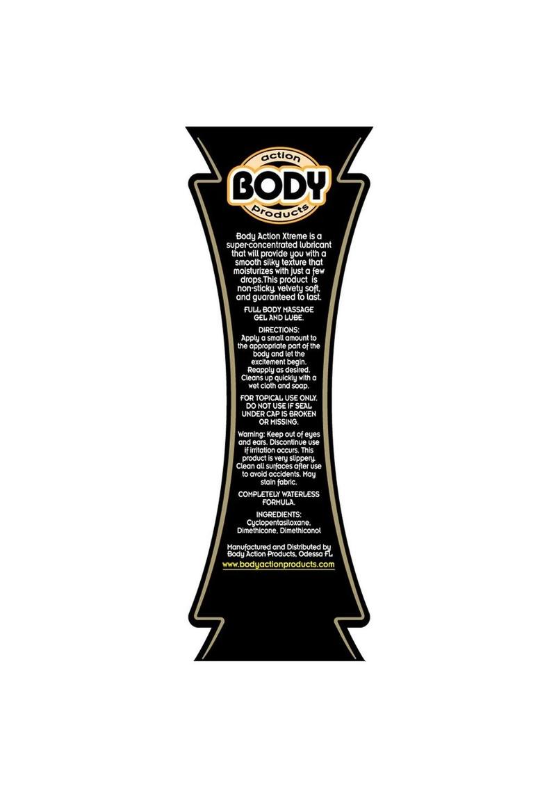 Body Action Extreme Glide Silicone Lubricant - True Pleasures