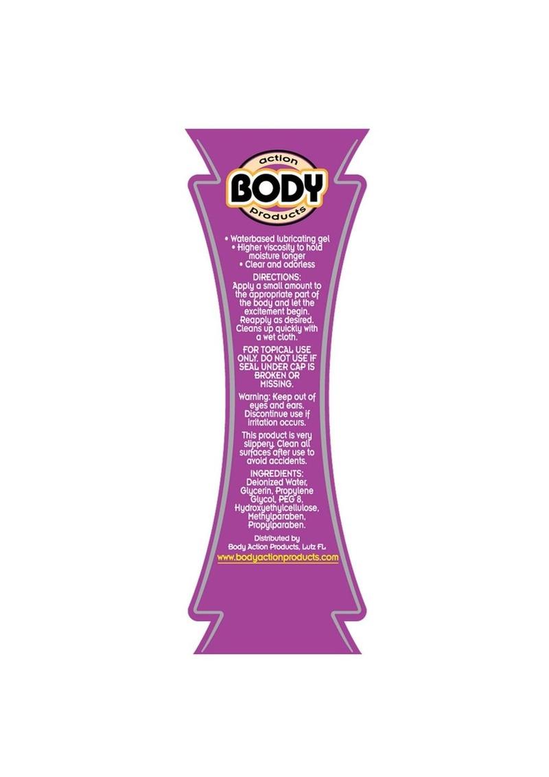 Body Action Supreme Gel Water Based Lubricant - True Pleasures