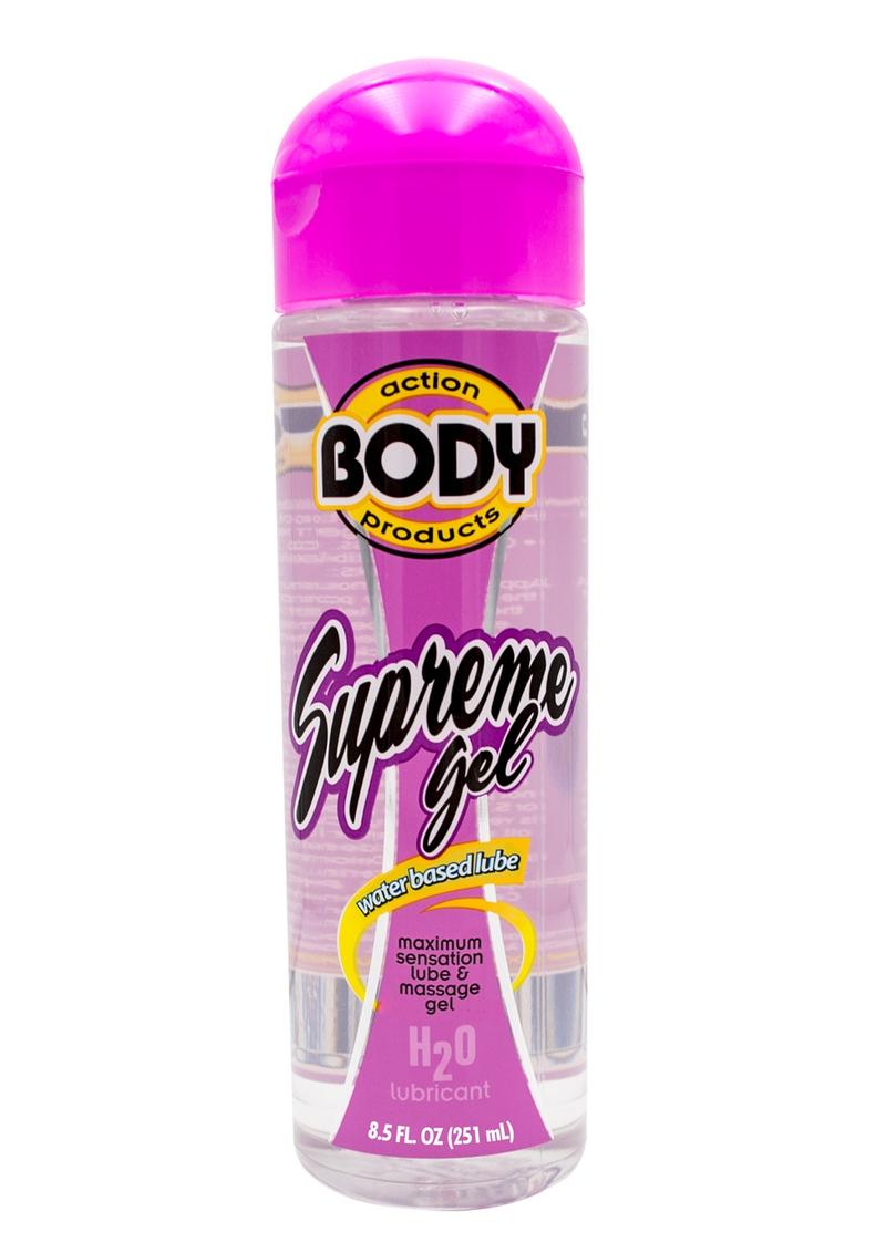 Body Action Supreme Gel Water Based Lubricant - True Pleasures