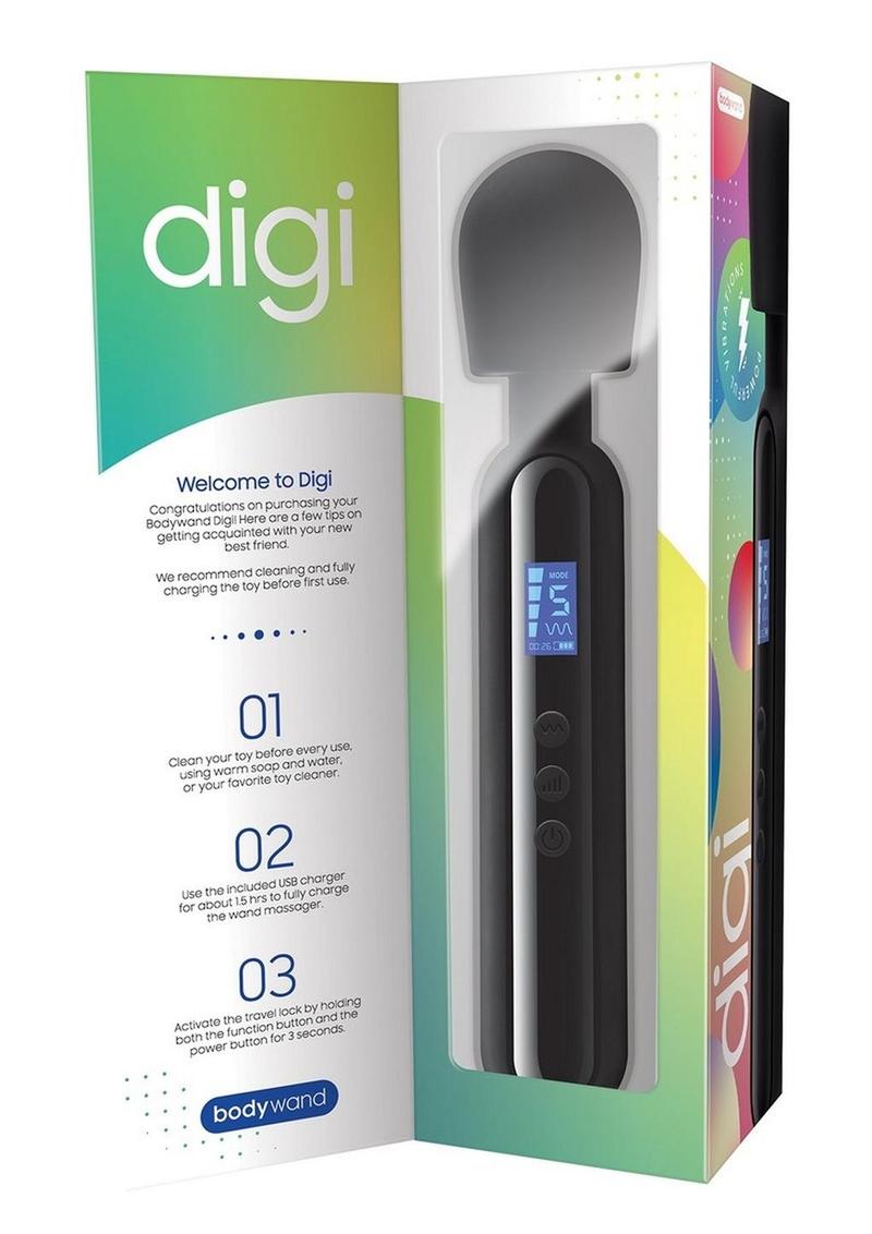 Bodywand Digi Rechargeable Silicone Massager - True Pleasures