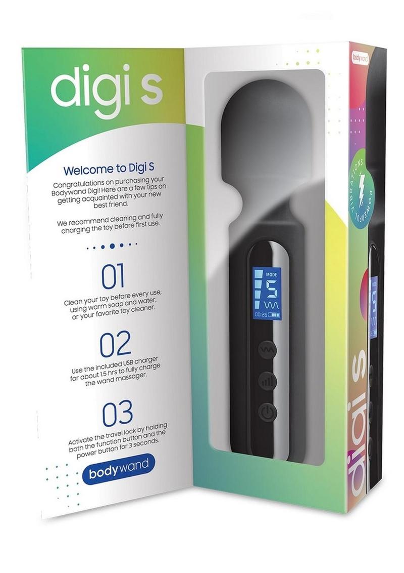Bodywand Digi S Rechargeable Silicone Mini Massager - True Pleasures