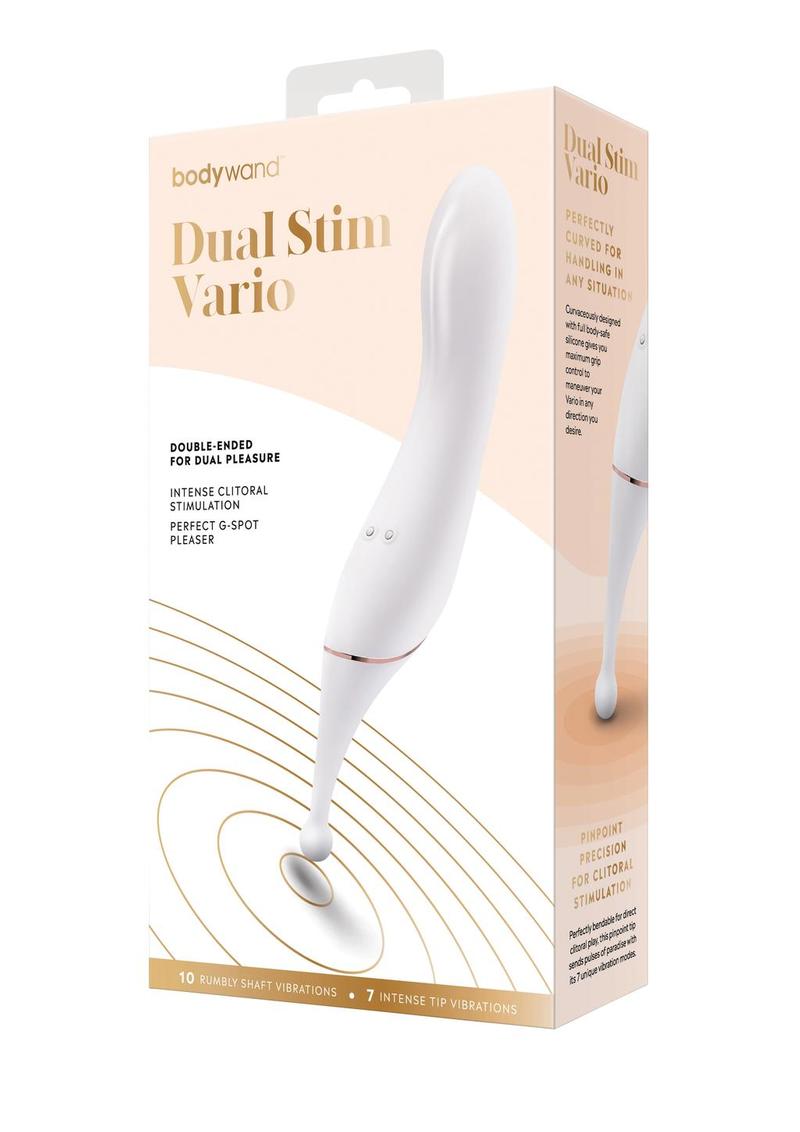 Bodywand Dual Stim Vario Silicone Vibrator - True Pleasures