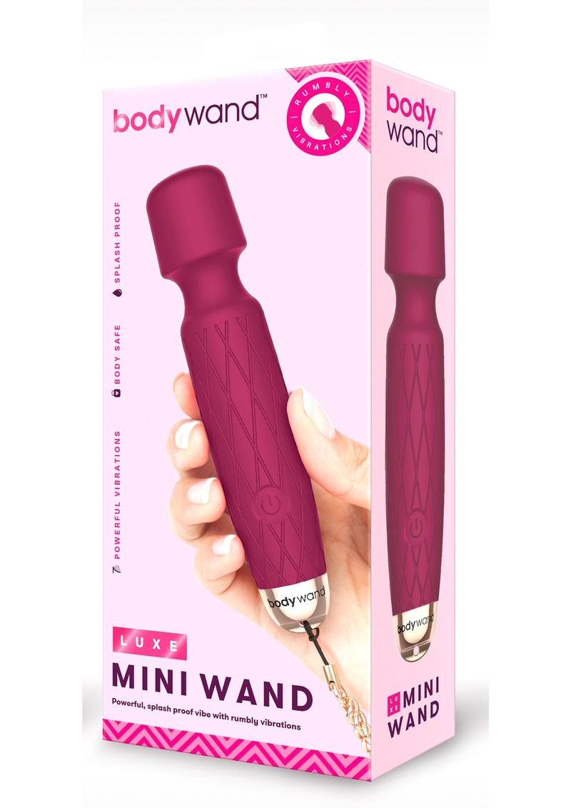 Bodywand Luxe Mini Wand Rechargeable Silicone Wand Massager - True Pleasures