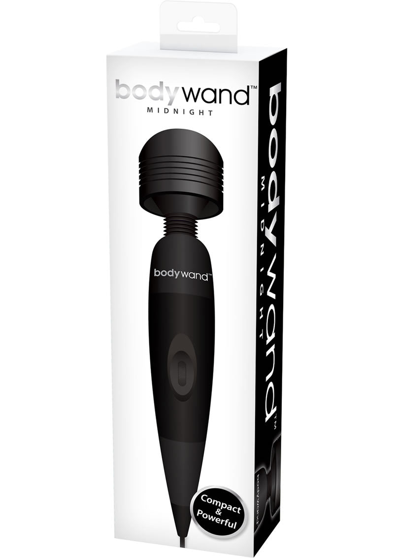 Bodywand Midnight Silicone Plug-In Wand Massager - True Pleasures