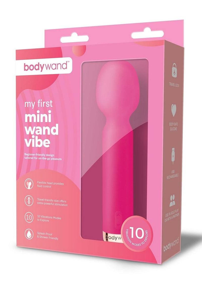Bodywand My First Mini Wand Vibe Silicone Rechargeable Vibrator - True Pleasures