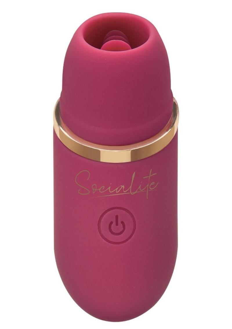Bodywand Socialite Liv Mini Tongue Rechargeable Silicone Pocket Licker - True Pleasures