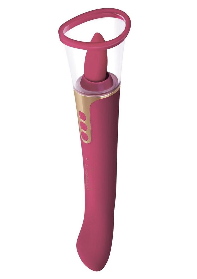 Bodywand Socialite Provacateur Rechargeable Silicone Double End Lingus Vibrator - True Pleasures