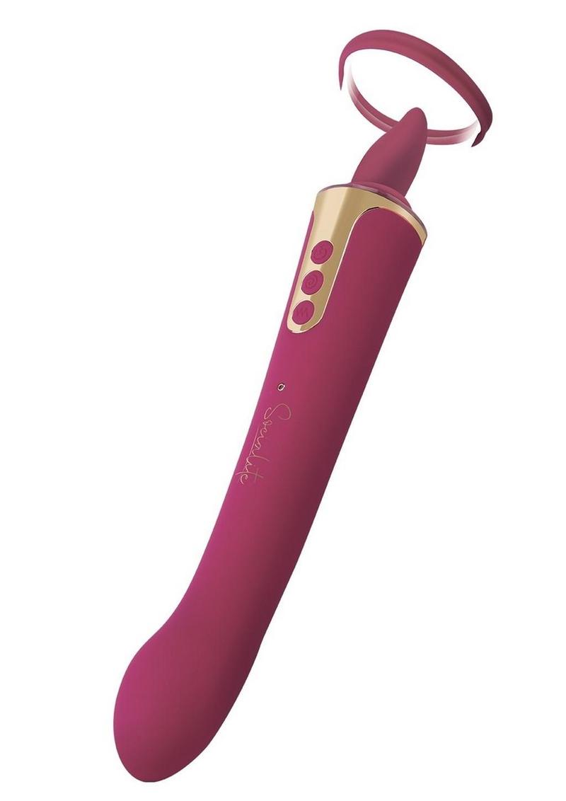Bodywand Socialite Provacateur Rechargeable Silicone Double End Lingus Vibrator - True Pleasures