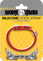 Boneyard Silicone Ball Strap 3-Snap Ring - True Pleasures