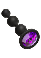 Booty Bling Jeweled Silicone Anal Beads - True Pleasures