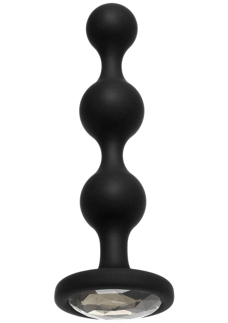 Booty Bling Jeweled Silicone Anal Beads - True Pleasures
