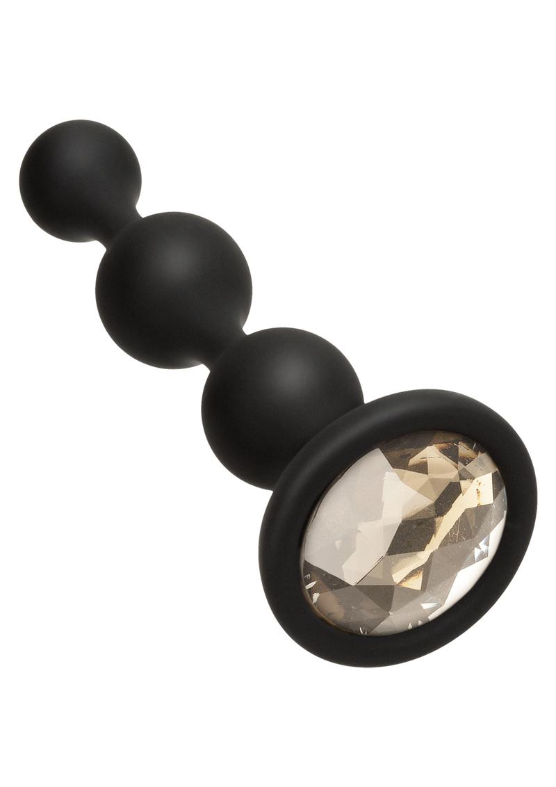 Booty Bling Jeweled Silicone Anal Beads - True Pleasures