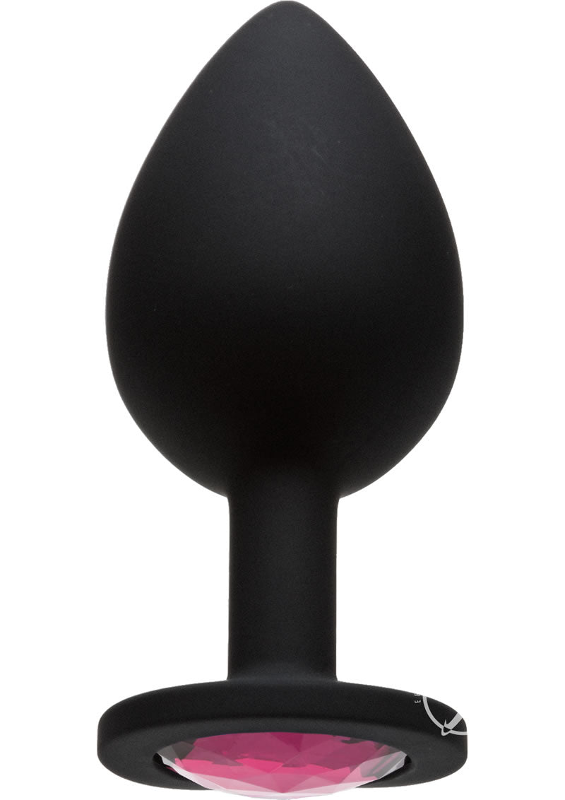 Booty Bling Jeweled Silicone Anal Plug - True Pleasures