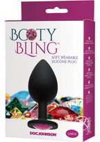 Booty Bling Jeweled Silicone Anal Plug - True Pleasures