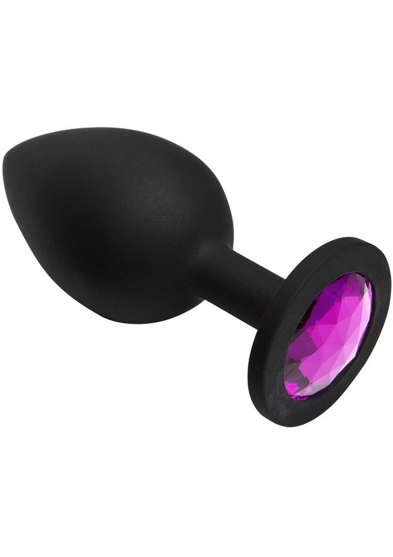 Booty Bling Jeweled Silicone Anal Plug - True Pleasures