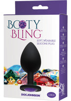 Booty Bling Jeweled Silicone Anal Plug - True Pleasures