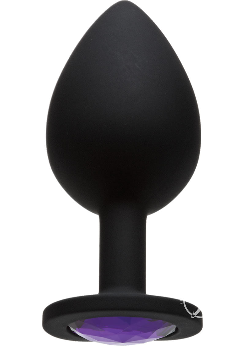 Booty Bling Jeweled Silicone Anal Plug - True Pleasures