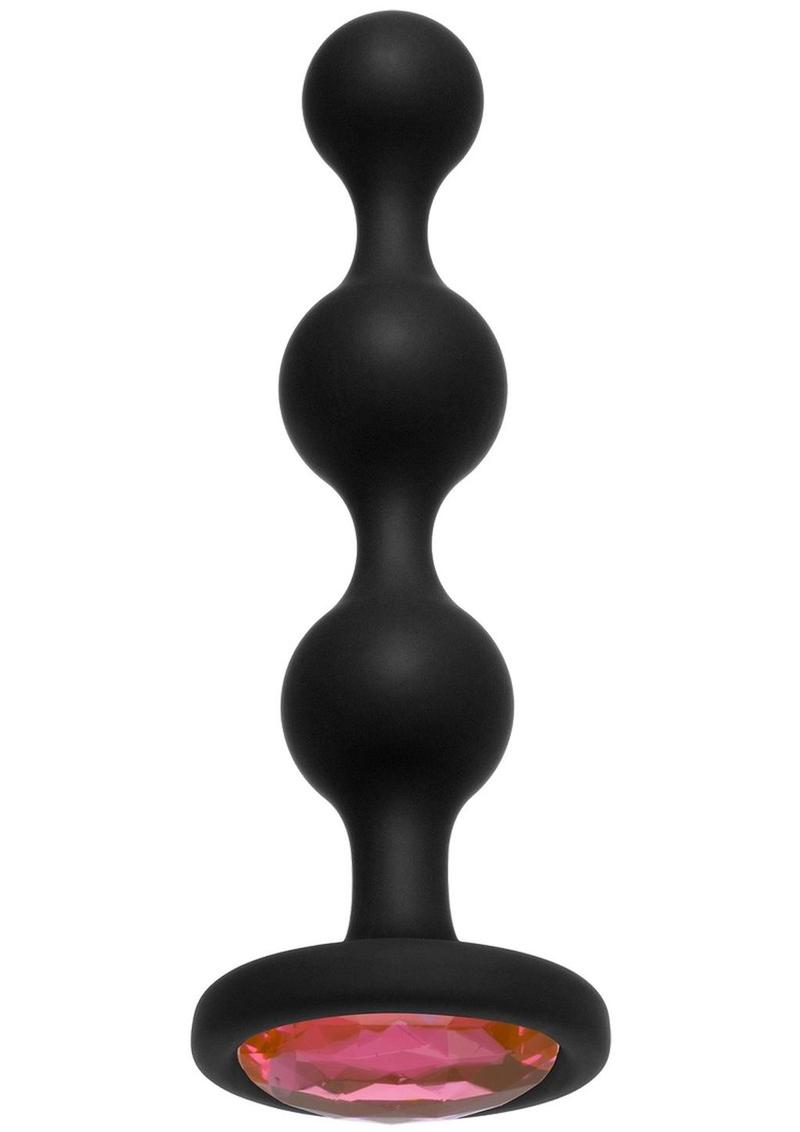 Booty Bling Jeweled Silicone Anal Beads - True Pleasures